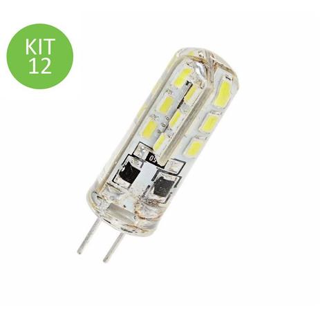 Lâmpada Led G4 Bipino 2.5w Branco Frio Lustres 12v Kit 12 - Ctb Menor preço em Lâmpada Led G4 Bipino 2.5w Branco Frio Lustres 12v Kit 12 - Ctb