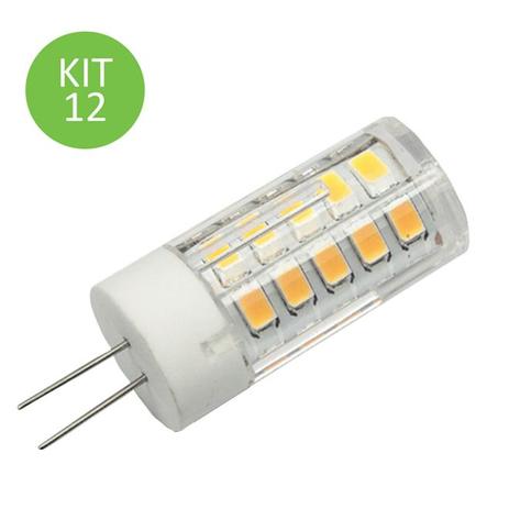 Lâmpada Led G4 Bipino 3.5w Branco Frio 220v Kit 12 - Ctb Menor preço em Lâmpada Led G4 Bipino 3.5w Branco Frio 220v Kit 12 - Ctb