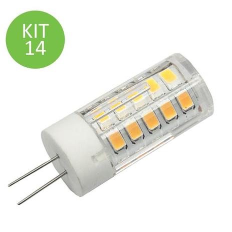 Lâmpada Led G4 Bipino 3.5w Branco Frio 220v Kit 14 - Ctb Menor preço em Lâmpada Led G4 Bipino 3.5w Branco Frio 220v Kit 14 - Ctb