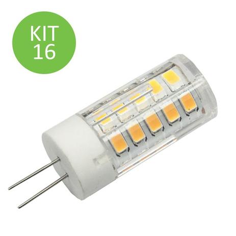 Lâmpada Led G4 Bipino 3.5w Branco Frio 220v Kit 16 - Ctb Menor preço em Lâmpada Led G4 Bipino 3.5w Branco Frio 220v Kit 16 - Ctb