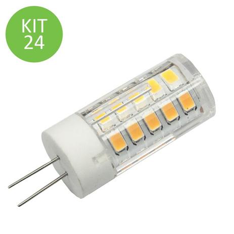 Lâmpada Led G4 Bipino 3.5w Branco Quente 220v Kit 24 - Ctb Menor preço em Lâmpada Led G4 Bipino 3.5w Branco Quente 220v Kit 24 - Ctb