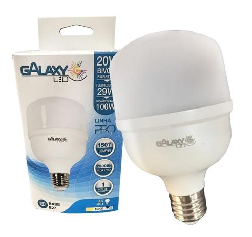 Lampada Led Globe 20W Bivolt Branca Fria 6500K E-27 Galaxy - Glaxy Menor preço em Lampada Led Globe 20W Bivolt Branca Fria 6500K E-27 Galaxy - Glaxy