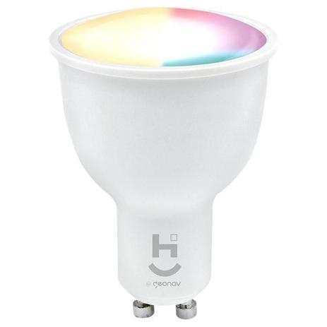 Lâmpada LED Inteligente Geonav, GU10, Wi-Fi, Dicróica, Bivolt