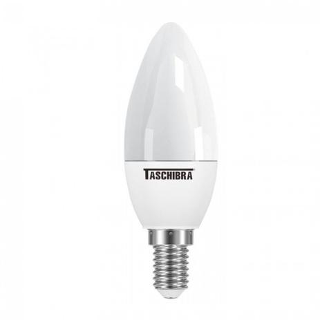 Lâmpada LED Leitosa Vela 3,1W TVL 25 Taschibra 3000K Luz Amarela Menor preço em Lâmpada LED Leitosa Vela 3,1W TVL 25 Taschibra 3000K Luz Amarela