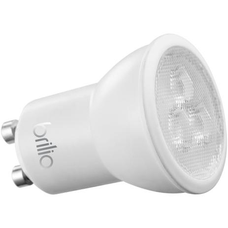 Lampada Led Mini Dicróica 3,5w 127v Luz Amarela - Brilia Menor preço em Lampada Led Mini Dicróica 3,5w 127v Luz Amarela - Brilia