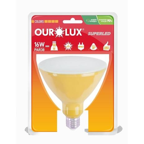 Lâmpada Led Par38 16W Amarelo E-27 Bivolt 05480 Ourolux Menor preço em Lâmpada Led Par38 16W Amarelo E-27 Bivolt 05480 Ourolux