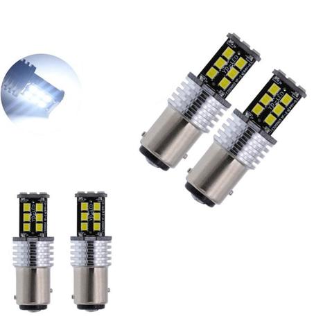 Lâmpada Led Ré 1156 Ba15s Smd-2835 5500k Canbus - Par - Distribuído frc magazine Menor preço em Lâmpada Led Ré 1156 Ba15s Smd-2835 5500k Canbus - Par - Distribuído frc magazine