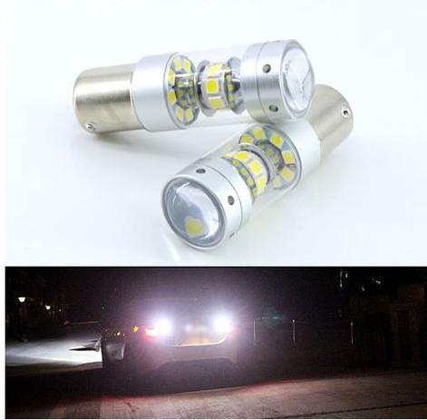 Lâmpada Led Ré Smd 1156 BA15S 140w 6000k 12/24v Canbus - Par - Distribuído frc magazine Menor preço em Lâmpada Led Ré Smd 1156 BA15S 140w 6000k 12/24v Canbus - Par - Distribuído frc magazine