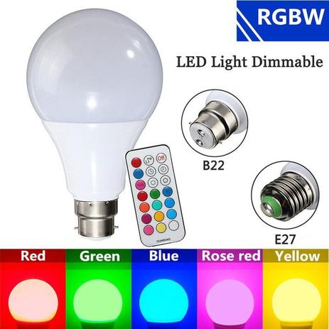 Lampada led rgb com controle colorida com efeitos 10w - Gimp Menor preço em Lampada led rgb com controle colorida com efeitos 10w - Gimp