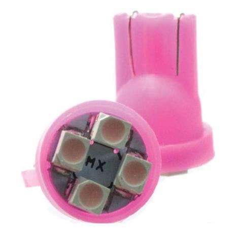 Lâmpada Led T10 12v 4smd1210 Rosa Par - Mixcom Menor preço em Lâmpada Led T10 12v 4smd1210 Rosa Par - Mixcom