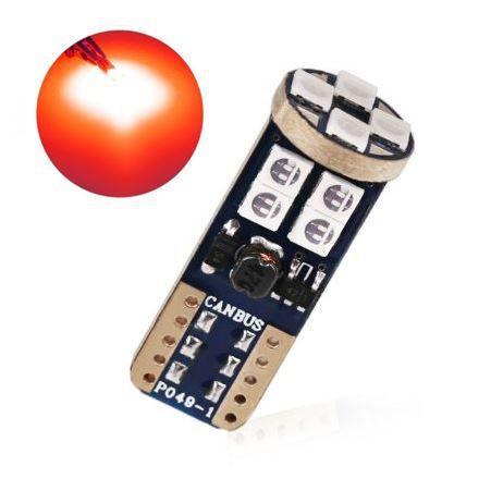 Lâmpada Led T10 Canbus 12 Smd 3030 Vermelho - Par - Distribuído Frc Magazine é boa?