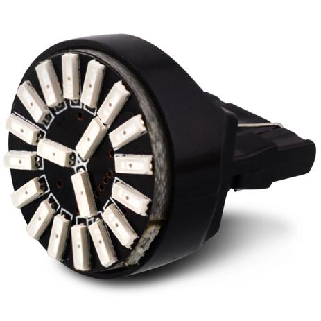 Lâmpada LED T20 2 Polos 19 LEDs 6W 12V Canbus Luz Vermelha Aplicação Direção Ré e Freio - M.x. Menor preço em Lâmpada LED T20 2 Polos 19 LEDs 6W 12V Canbus Luz Vermelha Aplicação Direção Ré e Freio - M.x.