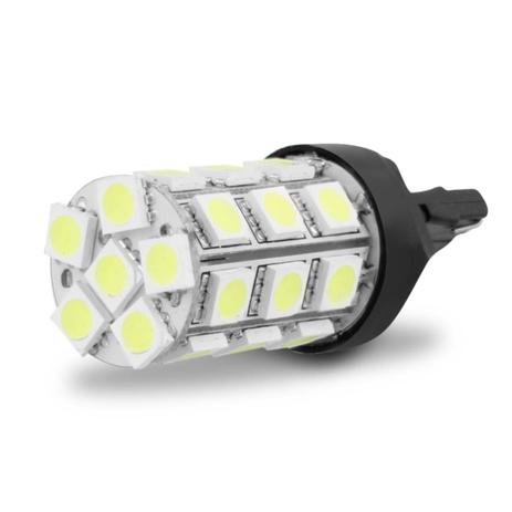 Lâmpada LED T20 2 Polos 27 LEDs 5W 12V Luz Branca Aplicação Direção Ré e Freio - M.x. Menor preço em Lâmpada LED T20 2 Polos 27 LEDs 5W 12V Luz Branca Aplicação Direção Ré e Freio - M.x.