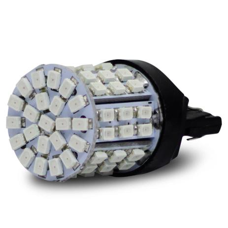 Lâmpada LED T20 2 Polos 64 LEDs 4W 12V Luz Vermelha Aplicação Direção Ré e Freio - M.x. Menor preço em Lâmpada LED T20 2 Polos 64 LEDs 4W 12V Luz Vermelha Aplicação Direção Ré e Freio - M.x.