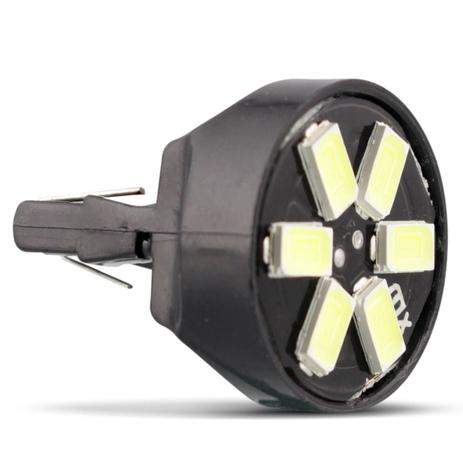 Lâmpada LED T20 6 LEDS 4W 12V Luz Branca Aplicação Luz Direção Ré e Freio - M.x. Menor preço em Lâmpada LED T20 6 LEDS 4W 12V Luz Branca Aplicação Luz Direção Ré e Freio - M.x.
