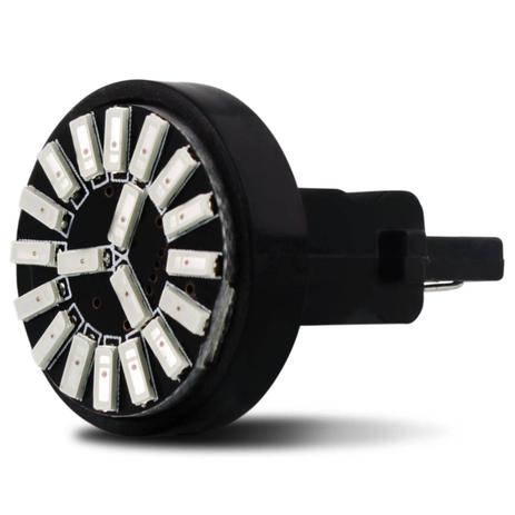 Lâmpada LED T25 Canbus 2 Polos 19 LEDs 6W 12V Luz Vermelha Aplicação Direção Ré e Freio - M.x. Menor preço em Lâmpada LED T25 Canbus 2 Polos 19 LEDs 6W 12V Luz Vermelha Aplicação Direção Ré e Freio - M.x.