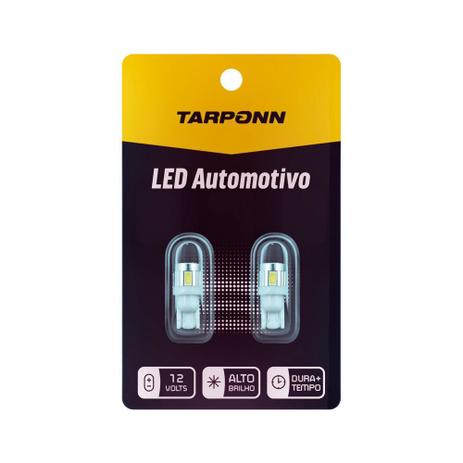 Lampada LED Tarponn Pingo T10-5630-6SMD (PAR) Menor preço em Lampada LED Tarponn Pingo T10-5630-6SMD (PAR)