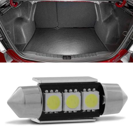 Lâmpada LED Torpedo Cambus 3 LEDs 35mm 5W 12V Branco Placa Teto Porta Malas - F.s. é boa?