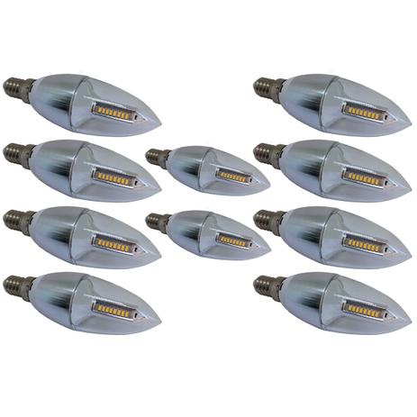 Lâmpada Led Vela 4w E14 Cristal Branco Quente 4C Kit 10 - Ctb é boa?