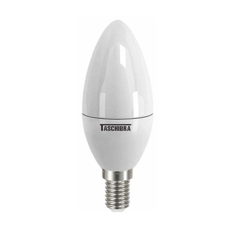 Lâmpada LED vela E14 4W 6500K TVL bivolt branca Taschibra Menor preço em Lâmpada LED vela E14 4W 6500K TVL bivolt branca Taschibra
