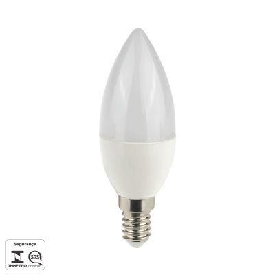 Lampada led vela lisa fosca e14 4,5w 320lm 127-220v - Bella iluminação Menor preço em Lampada led vela lisa fosca e14 4,5w 320lm 127-220v - Bella iluminação