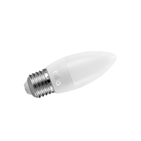 Lâmpada Led Vela Lisa Leitosa 3w Bivolt 2700k Luz Amarela - Brilia Menor preço em Lâmpada Led Vela Lisa Leitosa 3w Bivolt 2700k Luz Amarela - Brilia