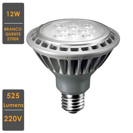 Lâmpada LedSpot 12W PAR 30S MV 2700K 220V 80 Economia - Philips Menor preço em Lâmpada LedSpot 12W PAR 30S MV 2700K 220V 80 Economia - Philips