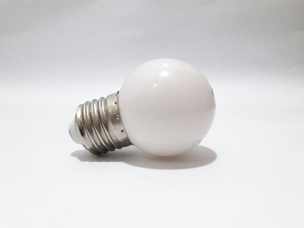 Lâmpada mini bulbo bolinha branco quente 3000K 1W E27 127V - CTB Menor preço em Lâmpada mini bulbo bolinha branco quente 3000K 1W E27 127V - CTB