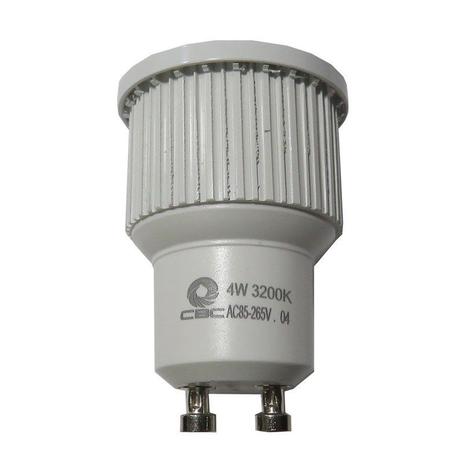 Lâmpada Mini Led Dicróica 4W Socket Gu10 3200K Branco Quente 396 - CBC Luminárias Menor preço em Lâmpada Mini Led Dicróica 4W Socket Gu10 3200K Branco Quente 396 - CBC Luminárias