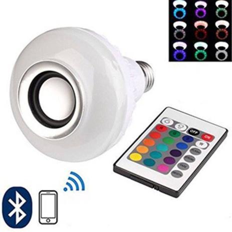 Lampada Musical Bluetooth Rgb Com Controle De Led Caixa De Som E27 - Import é boa?