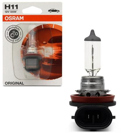 Lâmpada Osram Halógena H11 Standard Original Line 3200K 55W 12V Farol Carro Menor preço em Lâmpada Osram Halógena H11 Standard Original Line 3200K 55W 12V Farol Carro