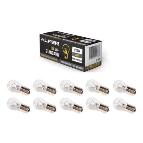 Lâmpada P21W 12W 21W Alper Standard Pino Reto Luz de Ré - 10 Unidades é ruim? Lâmpada P21W 12W 21W Alper Standard Pino Reto Luz de Ré - 10 Unidades é boa?