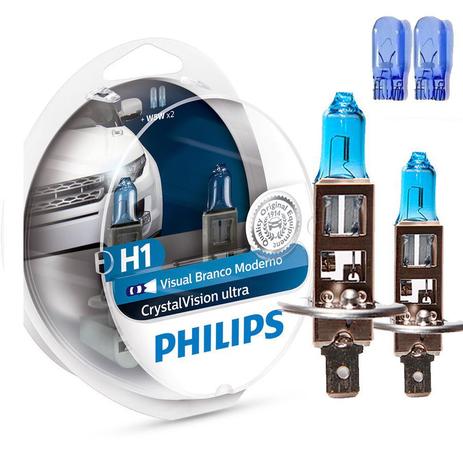 Lampada Philips H1 Cristal Vision Ultra 4300K 55W Original Par é boa?