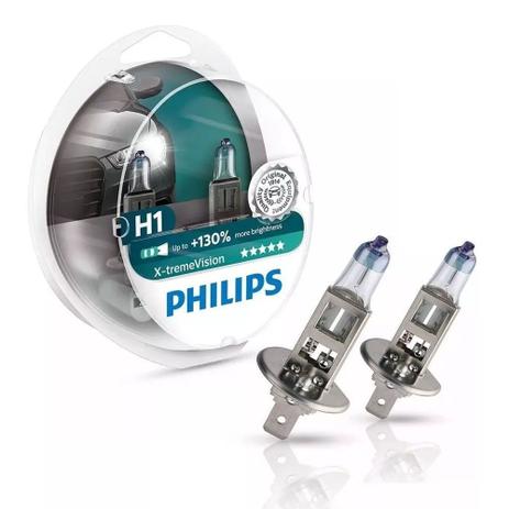 Lampada philips x-treme vision h1 par Menor preço em Lampada philips x-treme vision h1 par