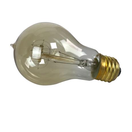 Lampada Retro Vintage E27 A19 Filamento de Carbono 60W 2200K - Homestia - 127V Menor preço em Lampada Retro Vintage E27 A19 Filamento de Carbono 60W 2200K - Homestia - 127V