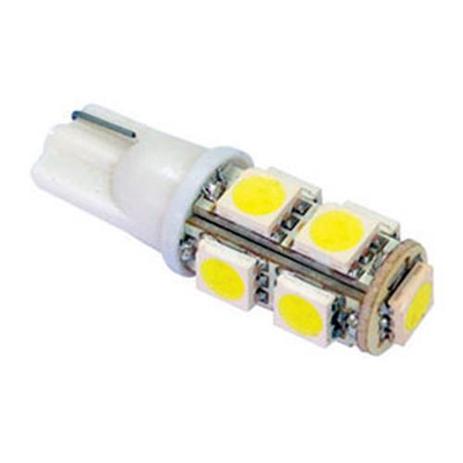 Lâmpada super branca esmagada grande 9 led smd 12v - par - maior luminosidade pro farol meia - Autopoli Menor preço em Lâmpada super branca esmagada grande 9 led smd 12v - par - maior luminosidade pro farol meia - Autopoli