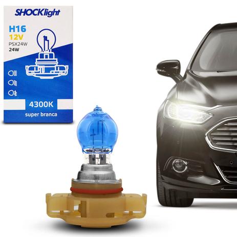 Lâmpada Super Branca H16 4300K 24W 12V Efeito Xênon Aplicação Farol - Shocklight é boa?