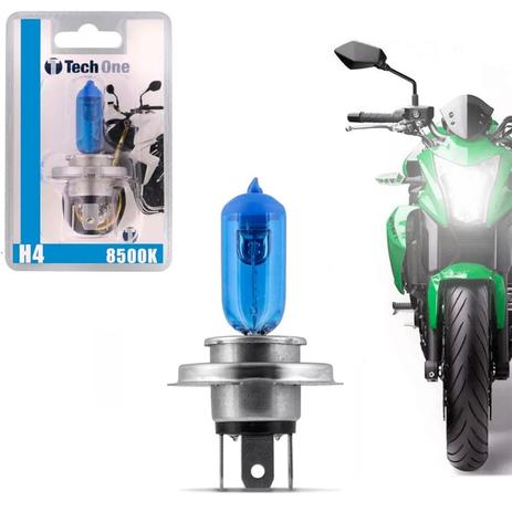Lâmpada Super Branca para Moto H4 35W 8500K TechOne Menor preço em Lâmpada Super Branca para Moto H4 35W 8500K TechOne