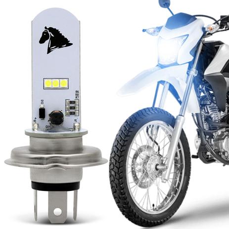 Lâmpada Super LED Honda NXR 160 14 15 16 17 18 19 H4 8000K 35W Farol Alto ou Baixo - St Menor preço em Lâmpada Super LED Honda NXR 160 14 15 16 17 18 19 H4 8000K 35W Farol Alto ou Baixo - St