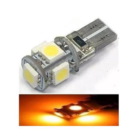 Lampada T10 Cambus 5 Led Amarela Canceller W5w Mfl é boa?
