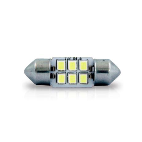 Lâmpada tipo torpedo pequena 6 leds 12v 32mm luz de teto luz de placa 10 pçs - Autopoli Menor preço em Lâmpada tipo torpedo pequena 6 leds 12v 32mm luz de teto luz de placa 10 pçs - Autopoli