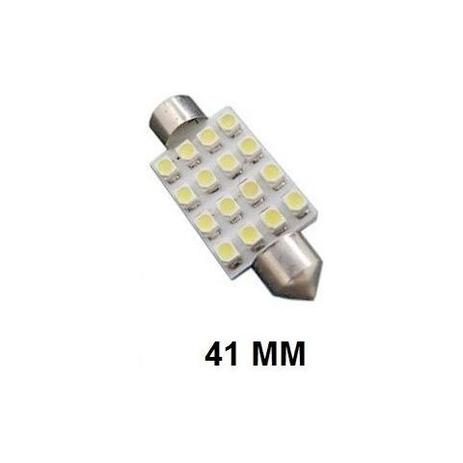 Lampada Torpedo 16 Led C5w 41 Mm Mfl Menor preço em Lampada Torpedo 16 Led C5w 41 Mm Mfl