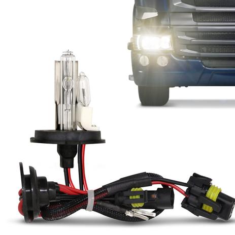 Lâmpada Xênon Reposição H4 4300K 55W 24V Tonalidade Branca Aplicação Farol Caminhão - Prime Menor preço em Lâmpada Xênon Reposição H4 4300K 55W 24V Tonalidade Branca Aplicação Farol Caminhão - Prime