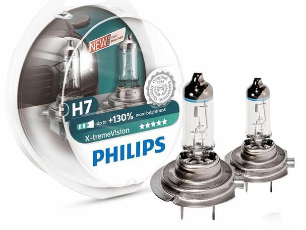 Lâmpada Xtreme Vision H7 130 mais Iluminação Philips 3700K Menor preço em Lâmpada Xtreme Vision H7 130 mais Iluminação Philips 3700K