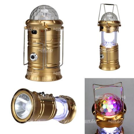 Lampiao 3 em 1 com lampada colorida e lanterna - SH-5801 - Dmix é boa?