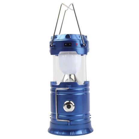 Lampião Luminária LED Solar USB Lanterna Bateria Recarregável Retrátil- Azul - Sumerxr Menor preço em Lampião Luminária LED Solar USB Lanterna Bateria Recarregável Retrátil- Azul - Sumerxr