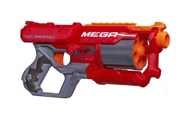 Lança Dardo Nerf Mega Big Shock Nerf Vermelho