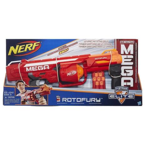 Lança Dardo Nerf Mega Rotofury B1269 - Hasbro Menor preço em Lança Dardo Nerf Mega Rotofury B1269 - Hasbro