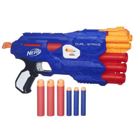 Lança Dardos Nerf Elite Dual Strike Hasbro é boa?