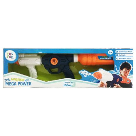 Lançador de Água - Mega Power - Tanque 650 Ml - FanFun - New toys é boa?